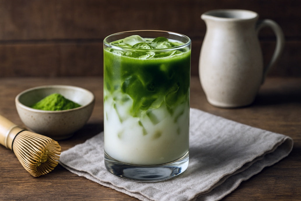 Iced Coconut Matcha Latte