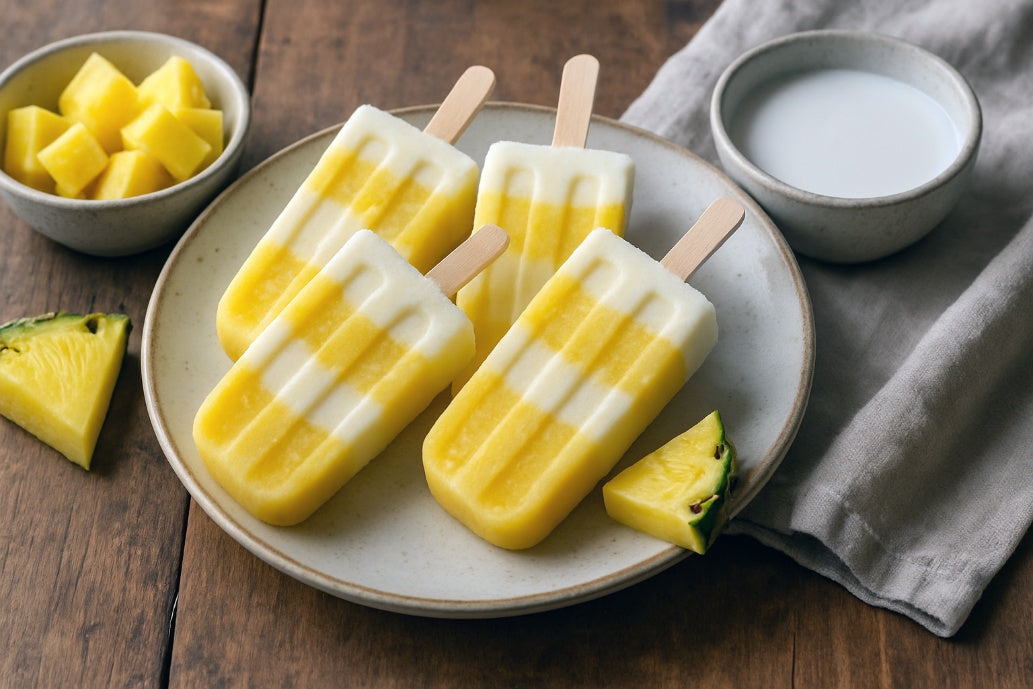 Piña Colada Popsicles