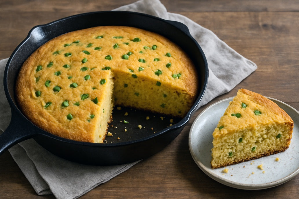 Savory Jalapeño Coconut Cornbread