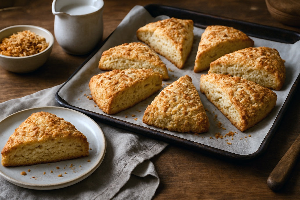 Toasted Coconut Scones
