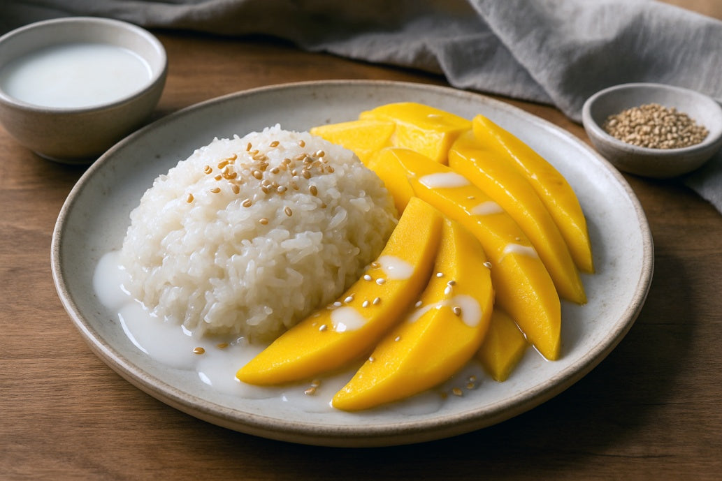 Traditional Thai Mango Sticky Rice