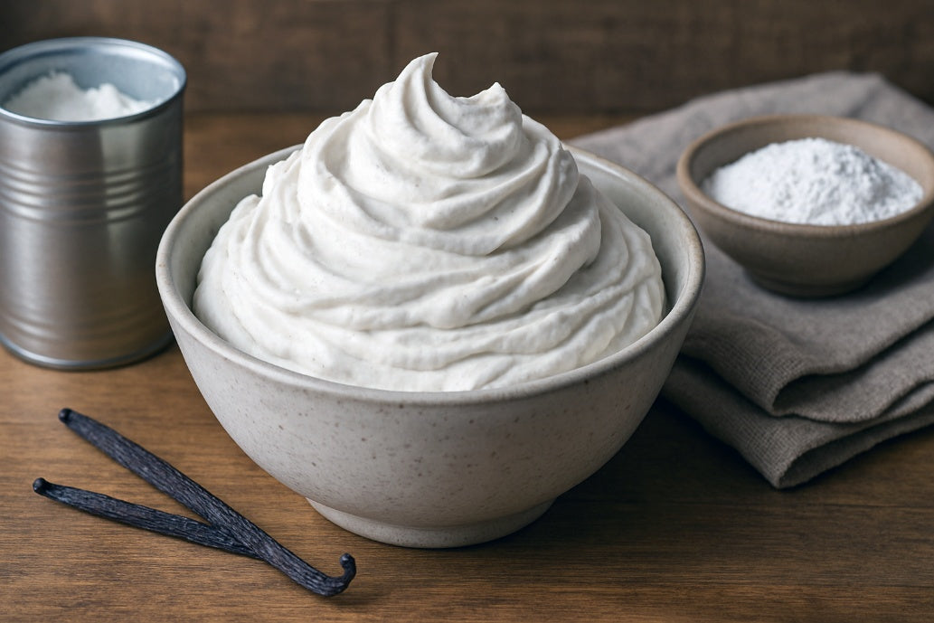Vanilla Bean Coconut Whipped Cream