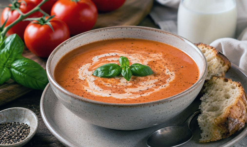 Creamy Goat's Milk Tomato Soup