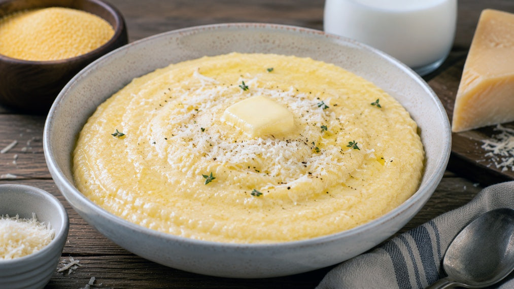 Creamy Polenta with Goat's Milk