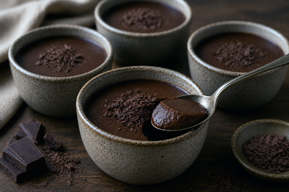 Dark Chocolate Goat's Milk Pots de Crème