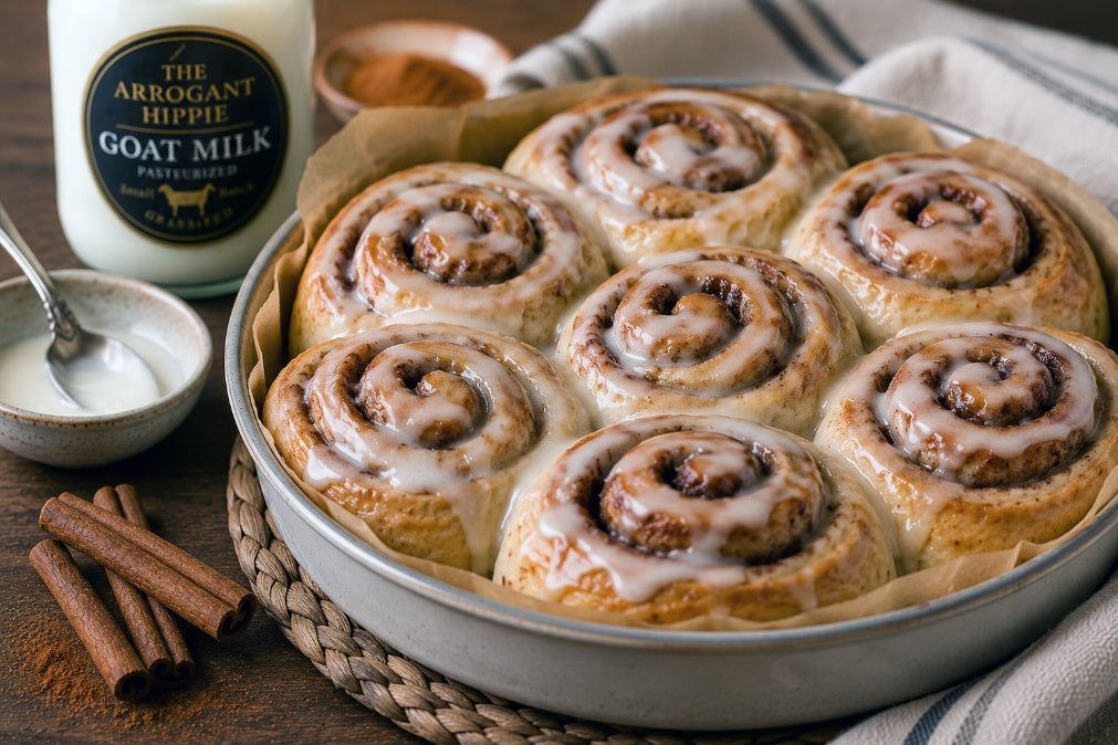 Goat's Milk Cinnamon Rolls