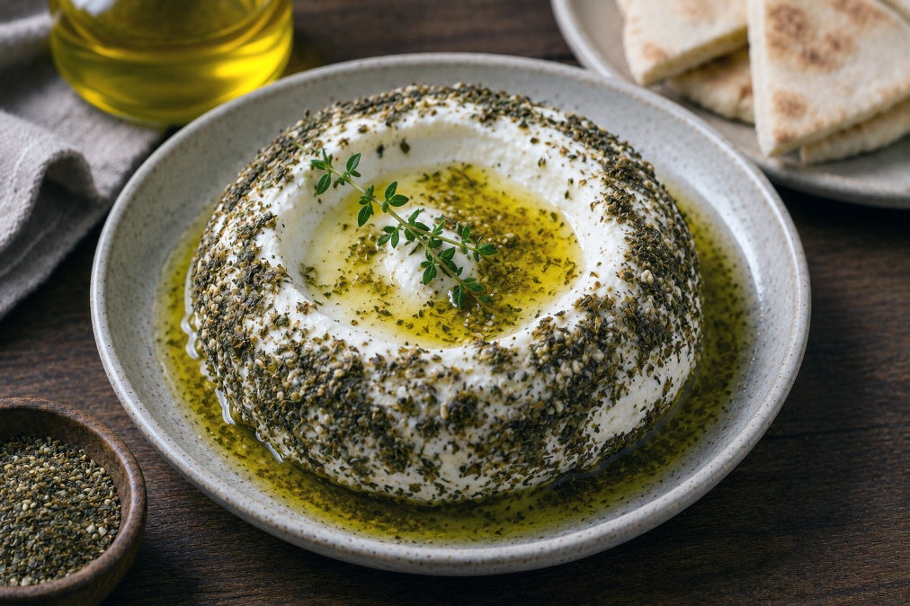 Herb-Infused Goat's Milk Labneh