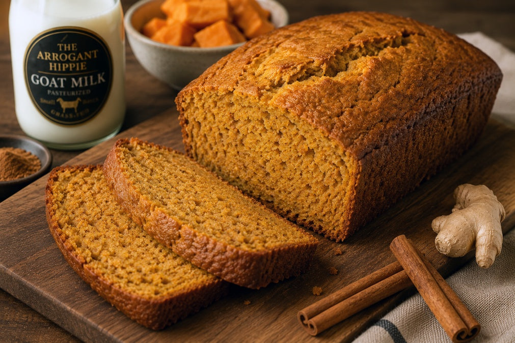 Sweet Potato Goat's Milk Bread