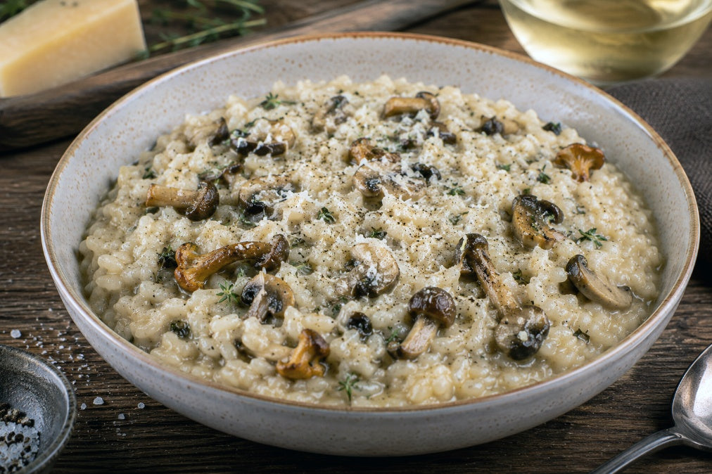 Wild Mushroom Goat's Milk Risotto