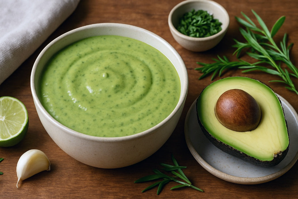 Avocado Green Goddess Drizzle