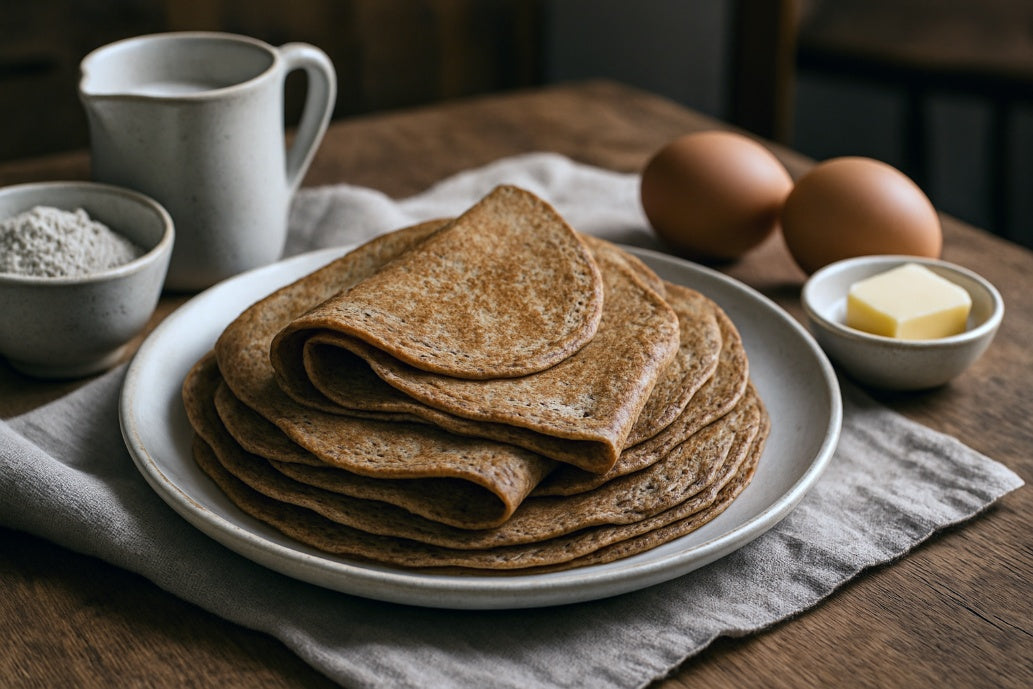 Buckwheat Hemp Crepes