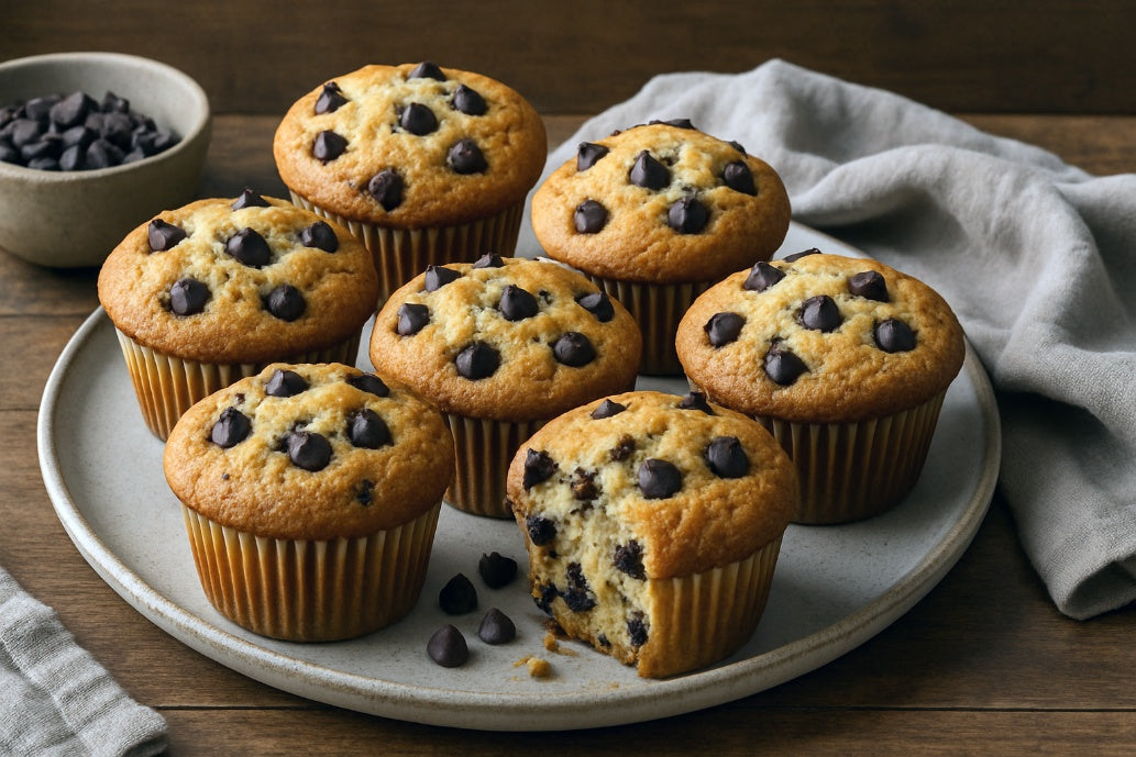 Dark Chocolate Chip Muffins