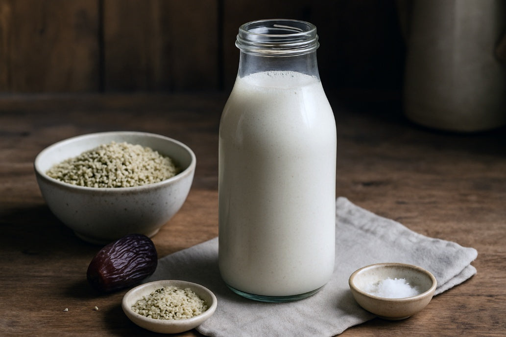 Homemade Raw Hemp Milk