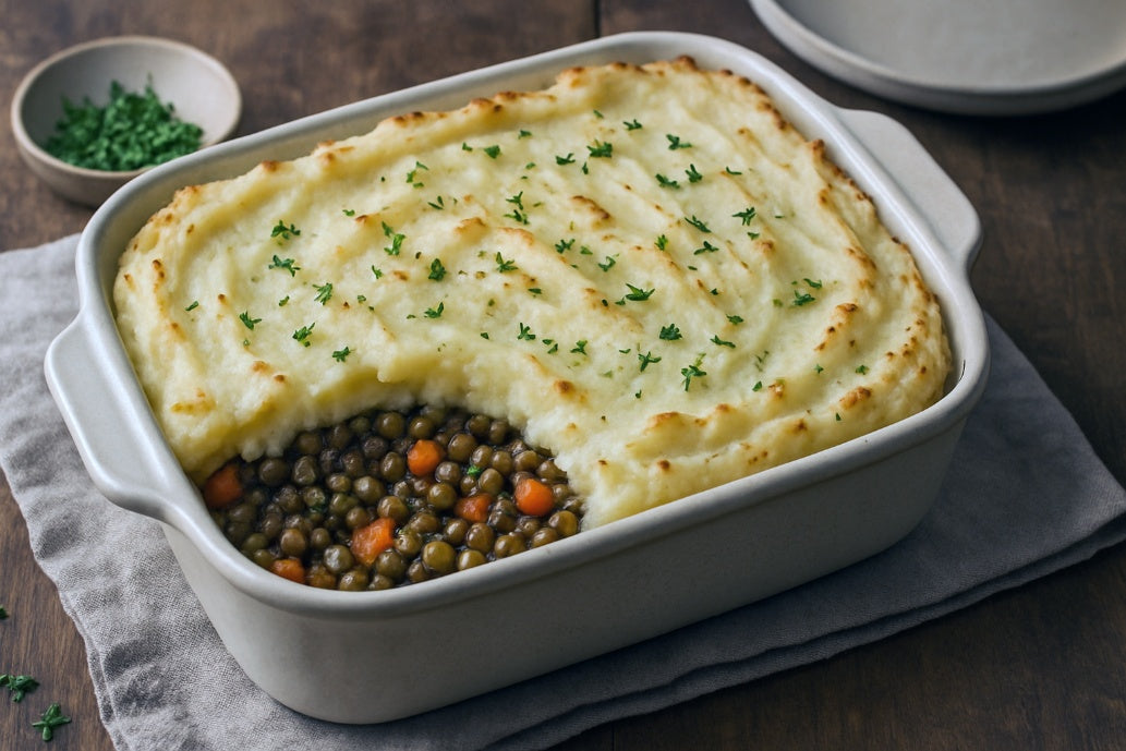Lentil Shepherd's Pie Mash