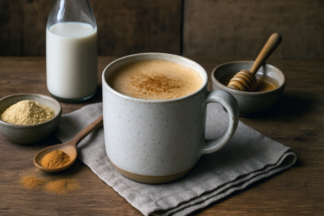 Maca and Cinnamon Morning Elixir