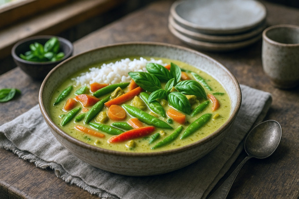 Coconut-Oat Milk Green Curry