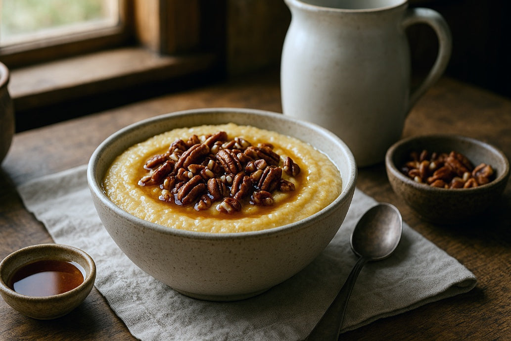 Creamy Oat Milk Breakfast Polenta