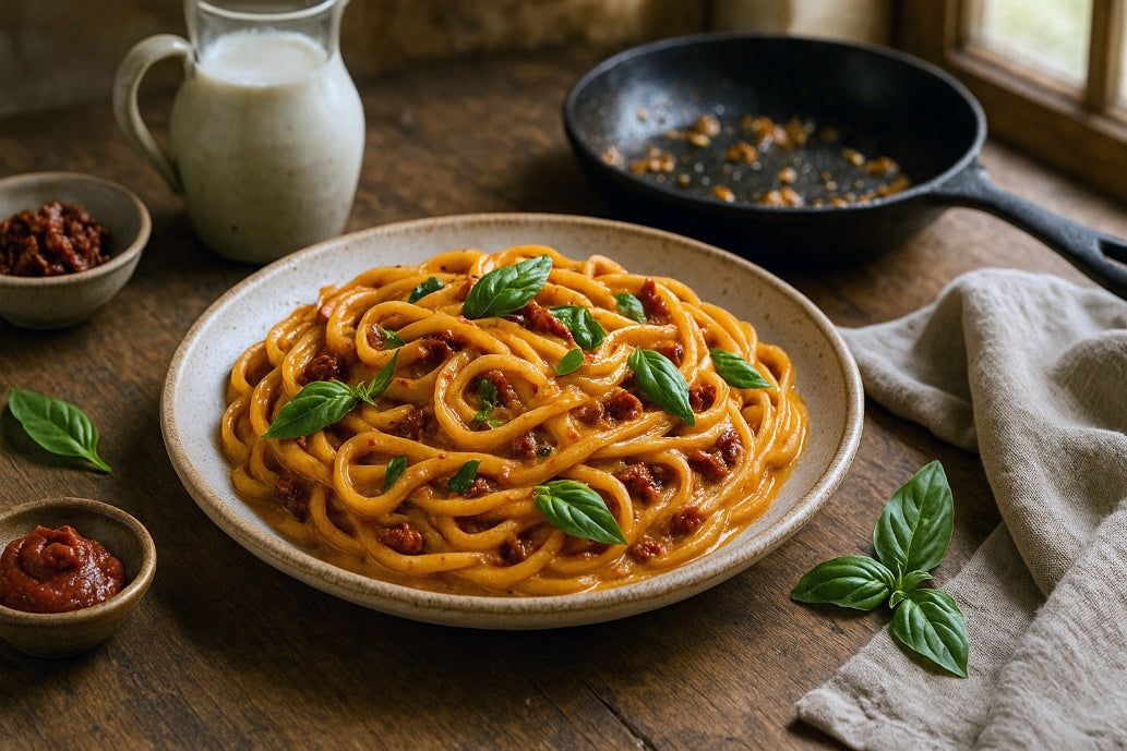 Creamy Sun-Dried Tomato Pasta