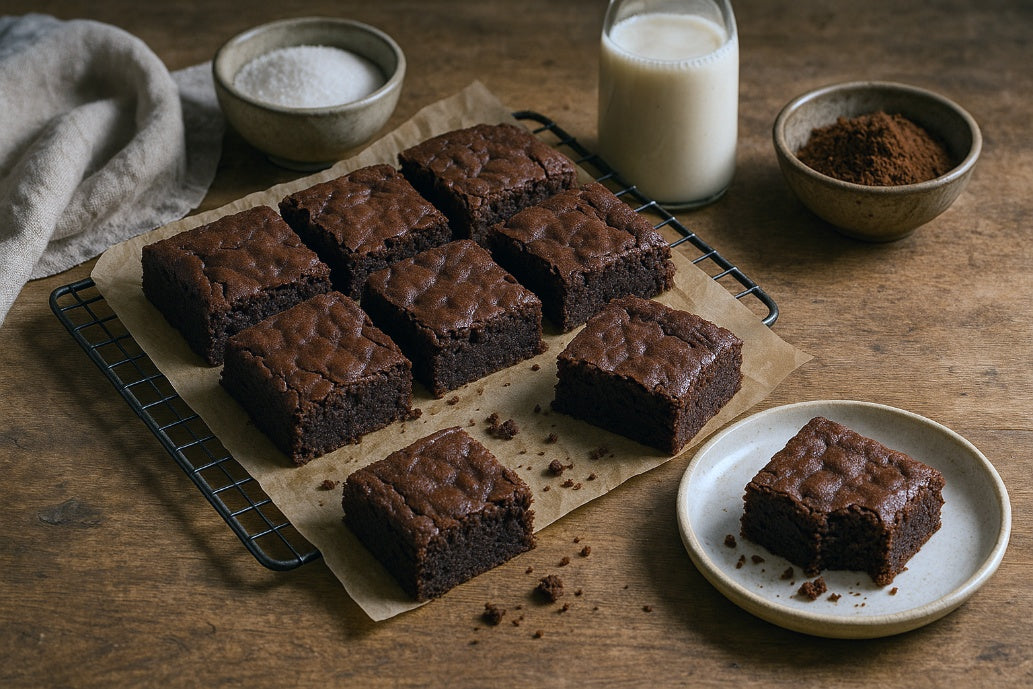 Fudgy Vegan Brownies