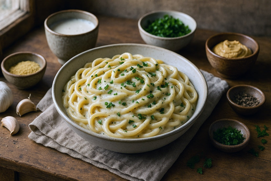 Garlic Herb Alfredo Sauce