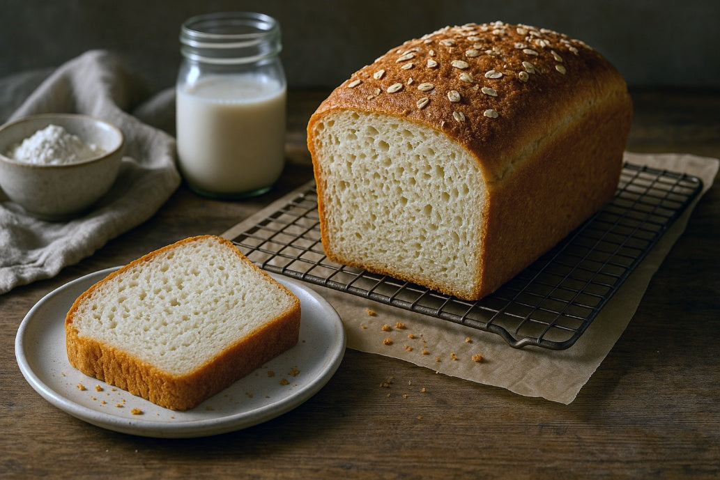 Gluten-Free Oat Milk Bread