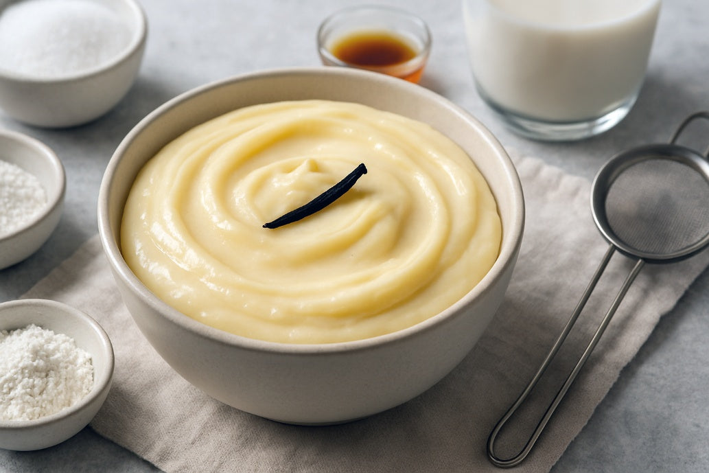 Oat Milk Birthday Cake Custard