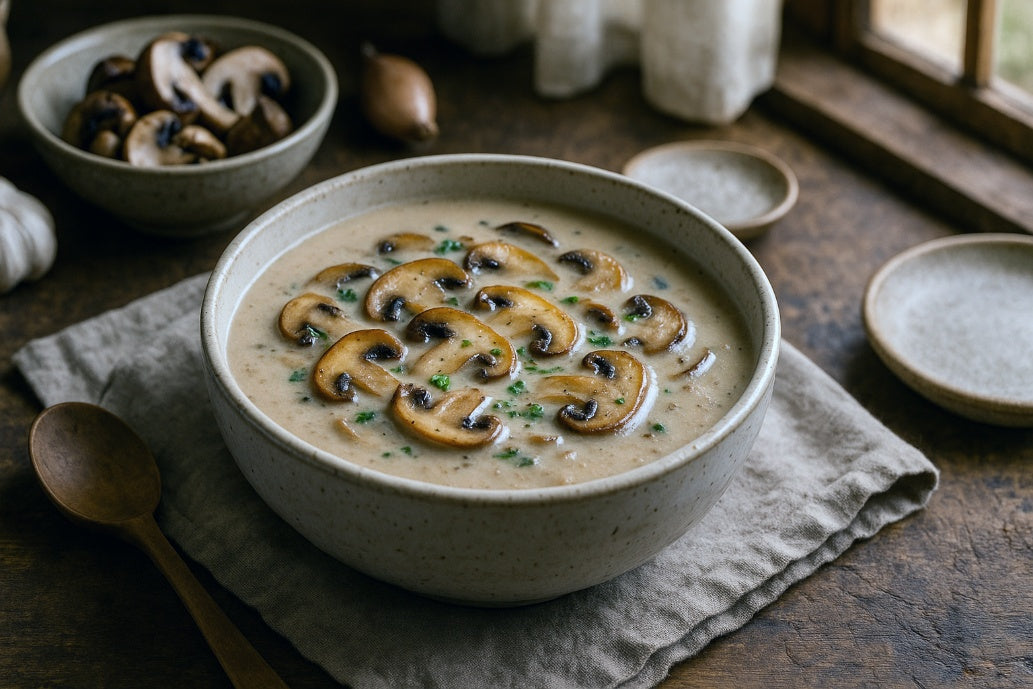 Oat Milk Cream of Mushroom Soup