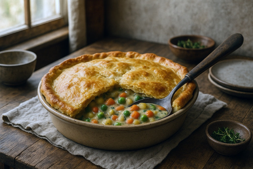 Oat Milk Vegetable Pot Pie