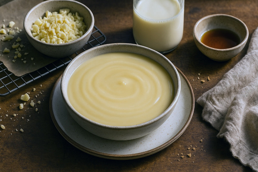 Oat Milk White Chocolate Ganache