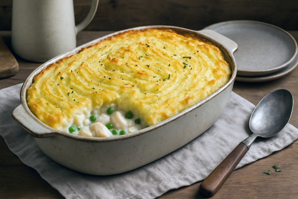Potato Milk Fish Pie