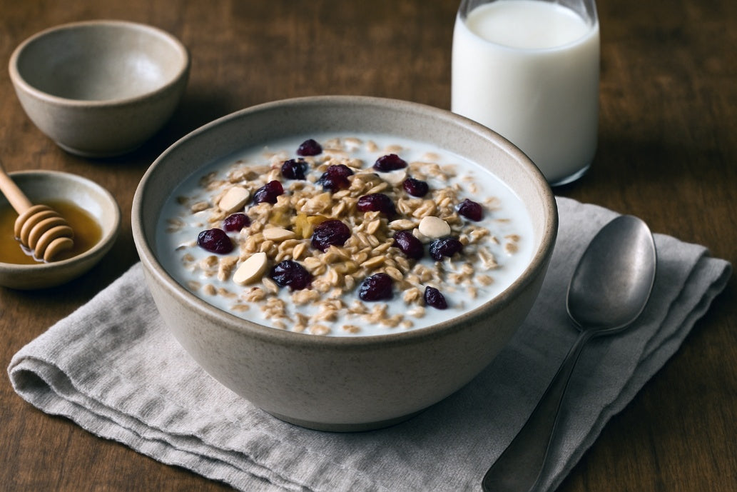Potato Milk Muesli Bowl