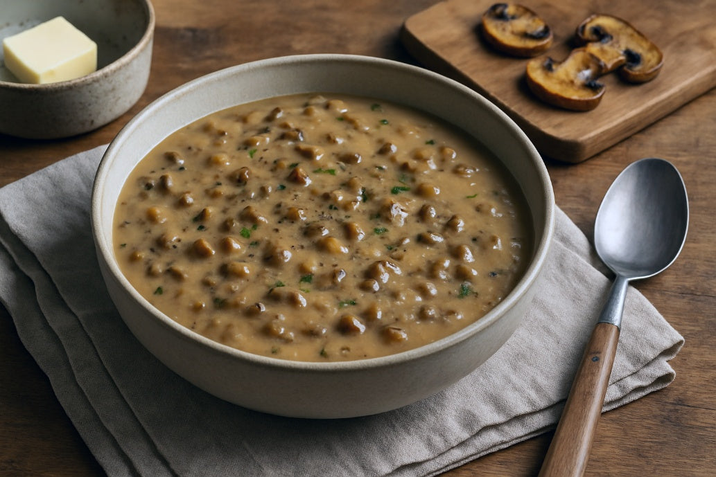 Potato Milk Mushroom Gravy
