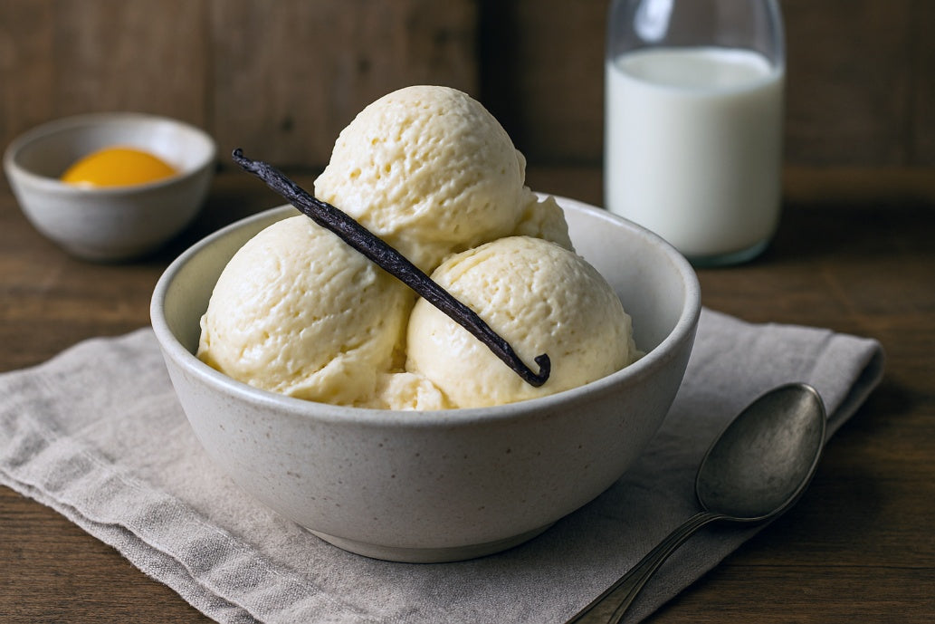 Potato Milk Vanilla Bean Ice Cream