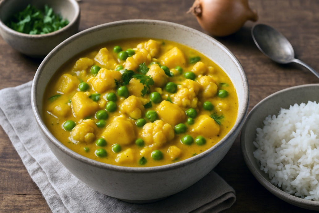 Potato Milk Vegetable Curry