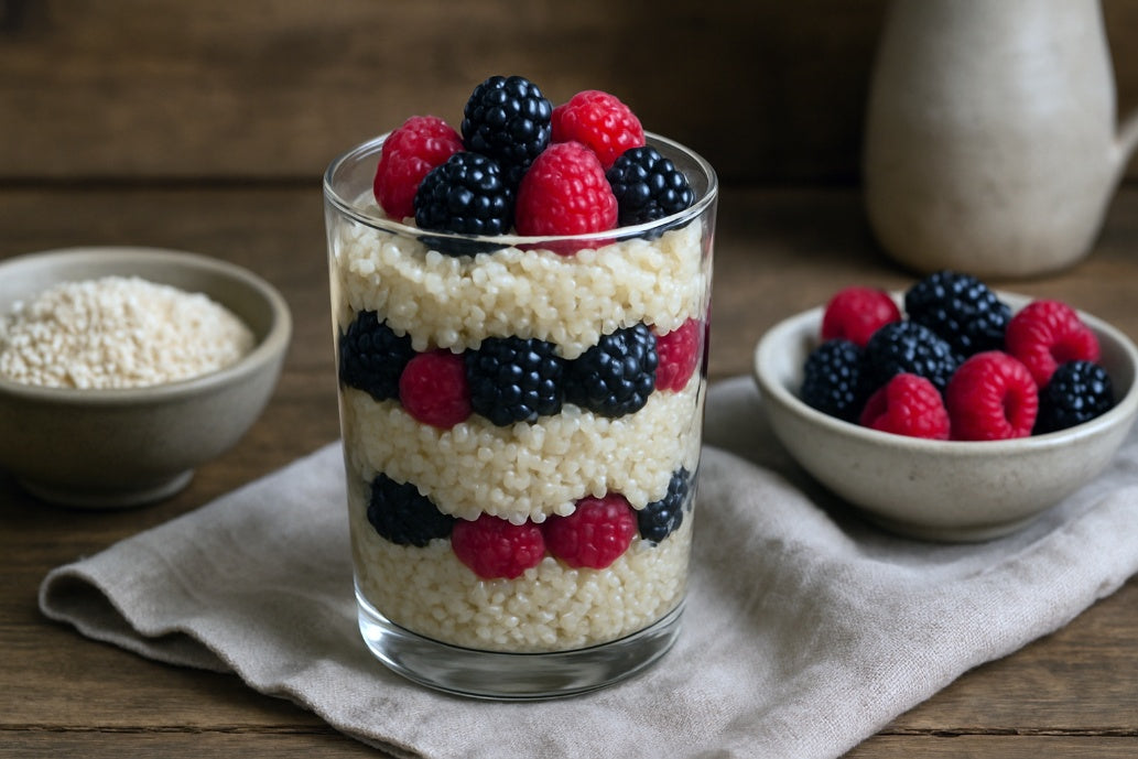 Berry Breakfast Quinoa Parfait