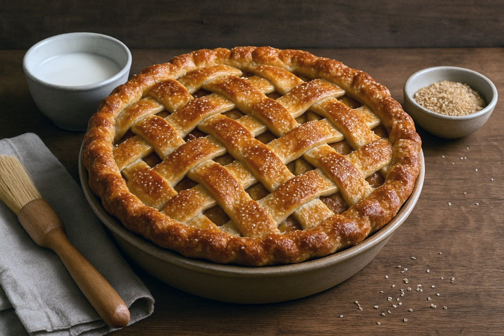 Flaky Pie Crust Wash