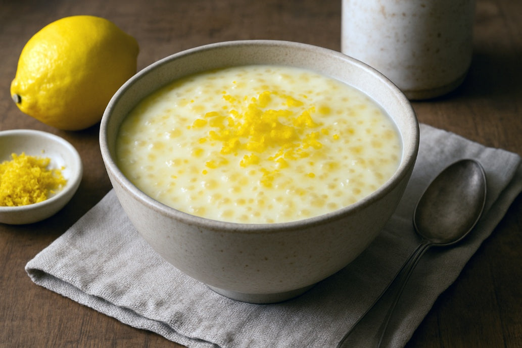 Lemon Tapioca Pudding