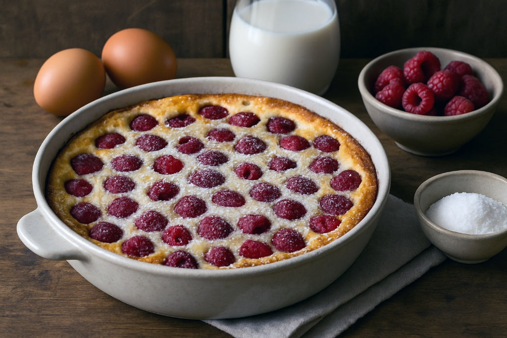 Raspberry Clafoutis