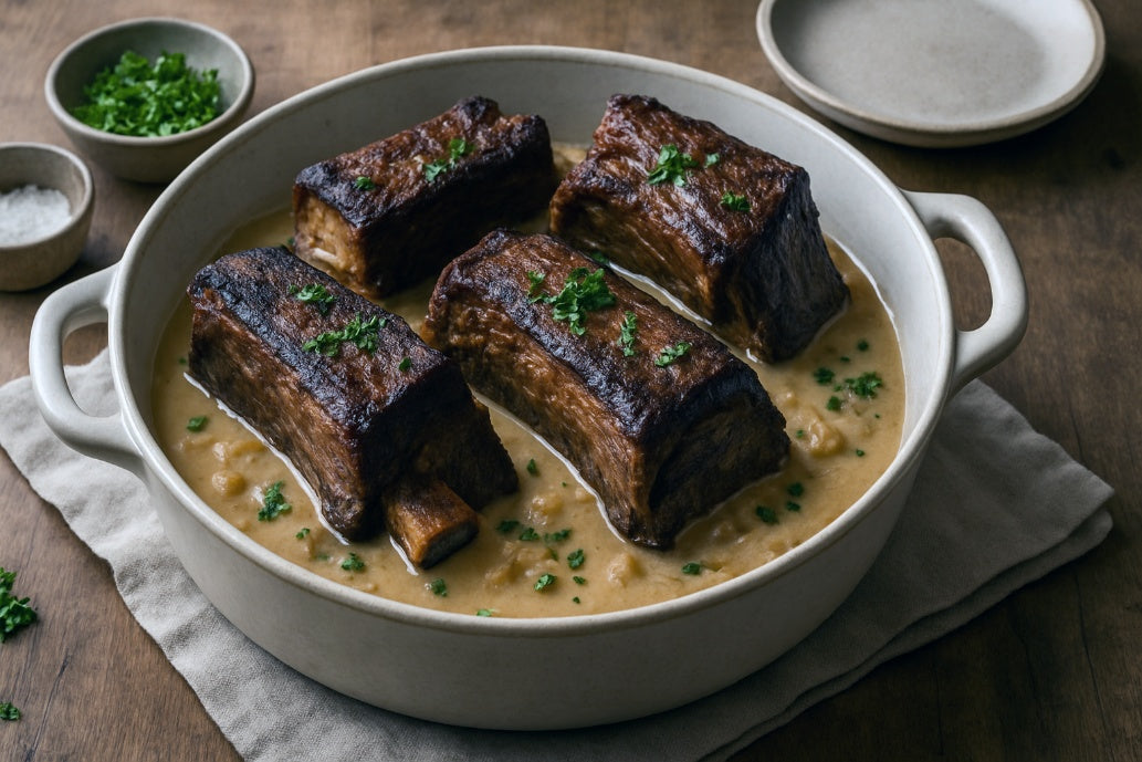 Soy Milk Braised Short Ribs