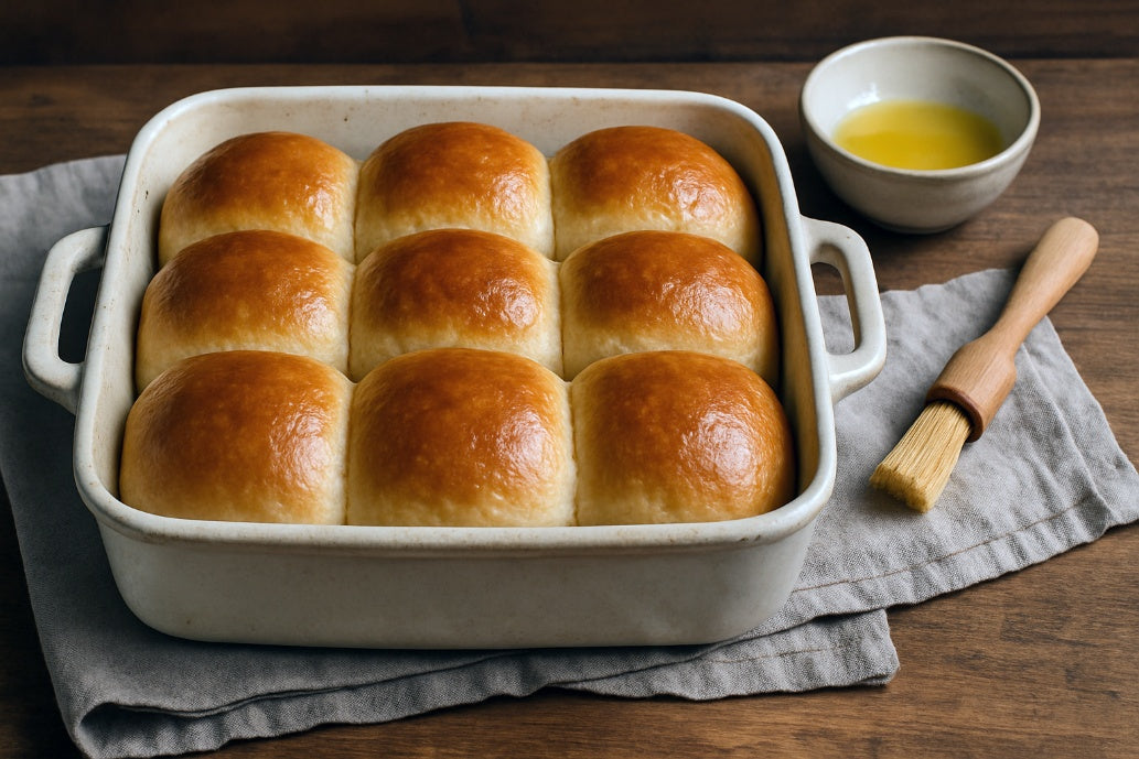 Soy Milk Dinner Rolls