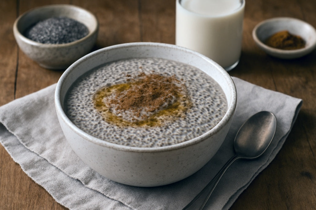 Soy Milk Five-Spice Chia Pudding