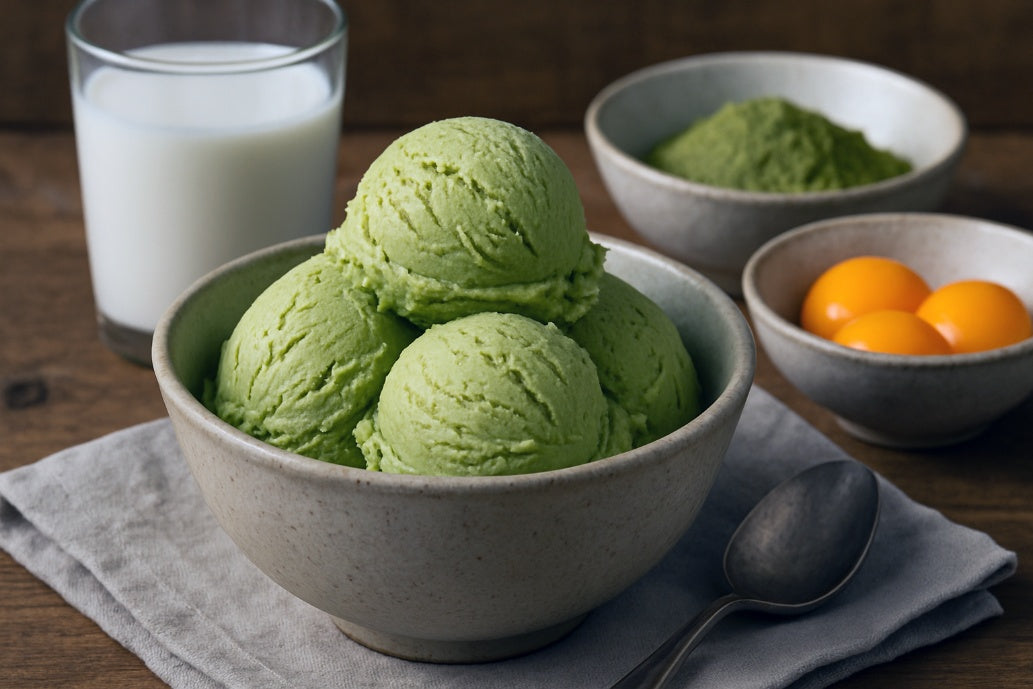 Soy Milk Matcha Ice Cream