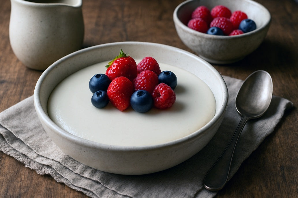 Soy Milk Panna Cotta