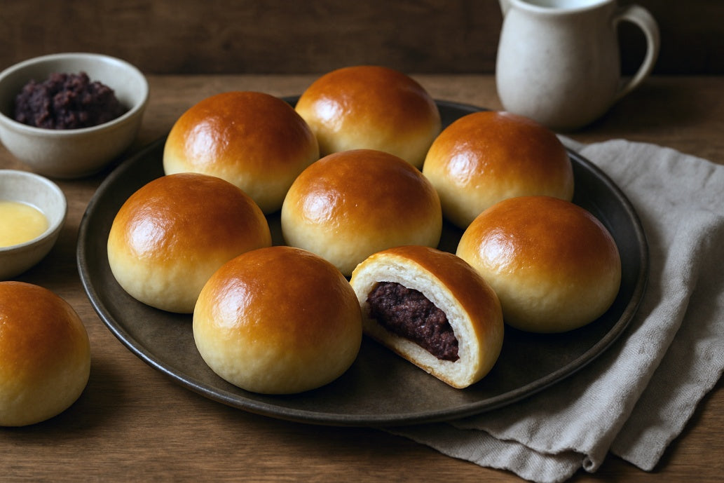 Soy Milk Red Bean Buns
